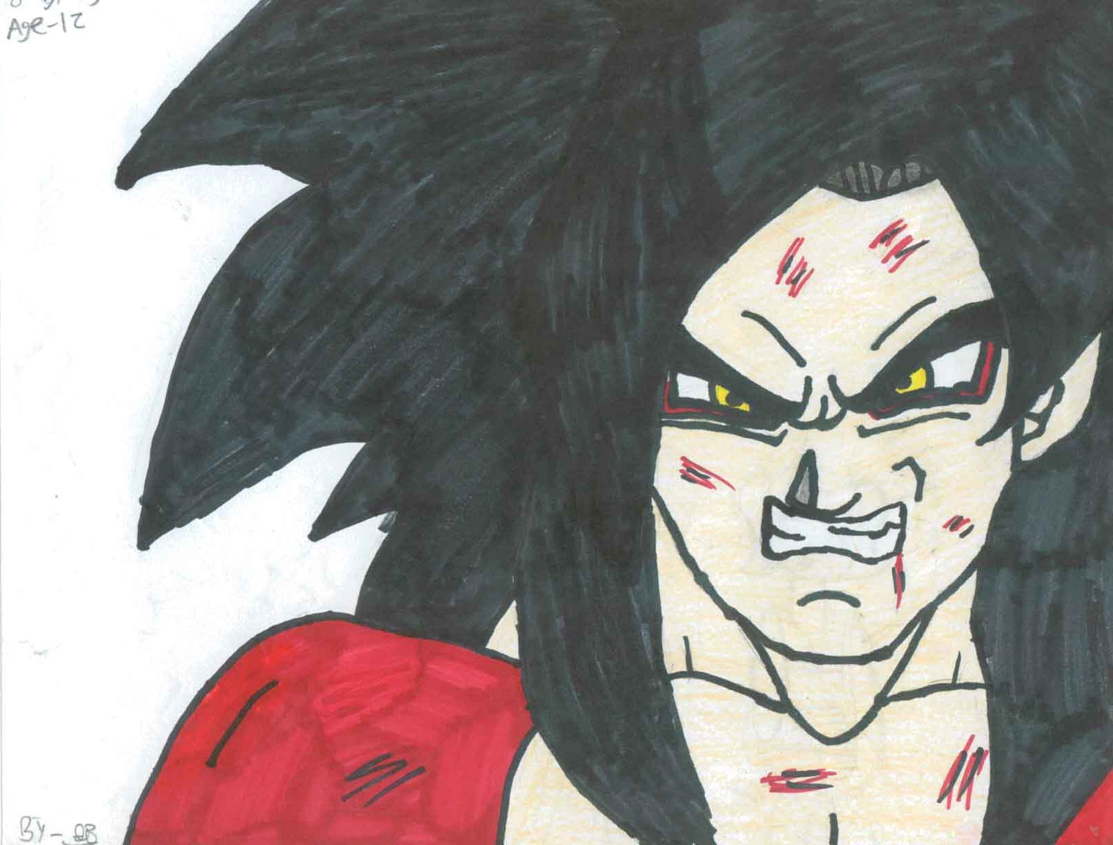 !Super saiyan Goku 4! by SSGoshin4