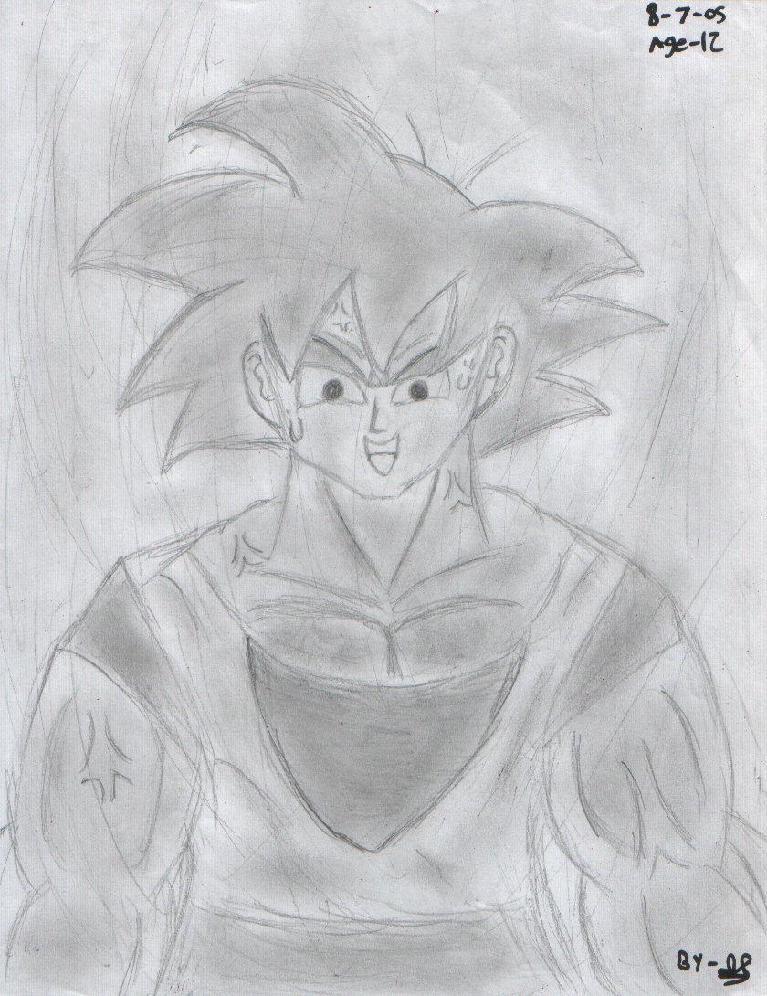 !Goku Powering up! by SSGoshin4
