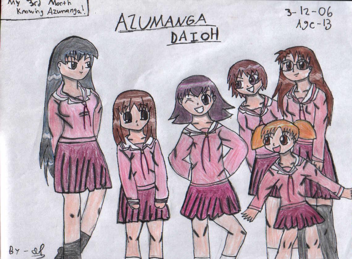 Azumanga cast! by SSGoshin4