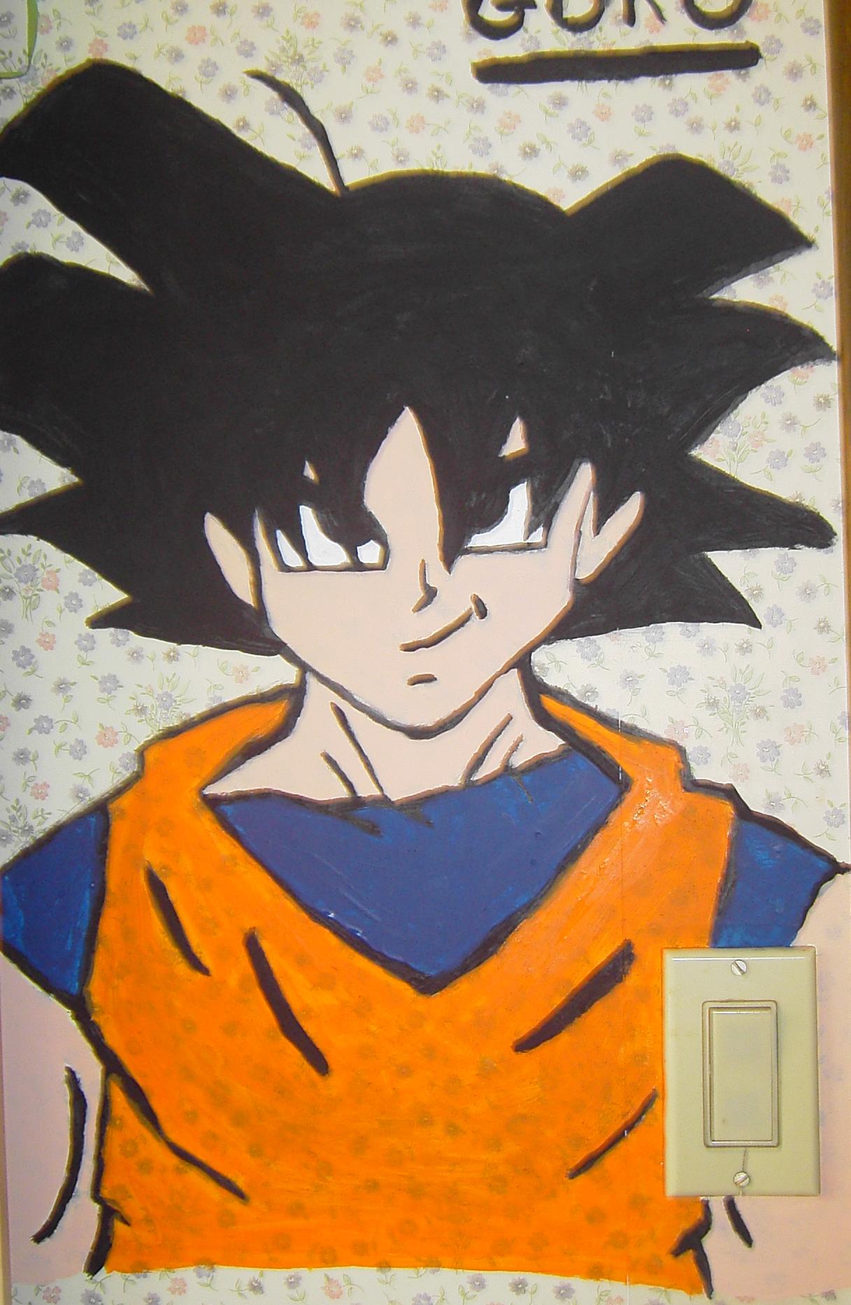 My Goku Painting by SSGoshin4