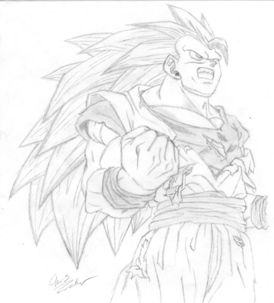 SSJ3 Goku by SSJ_Vegeta