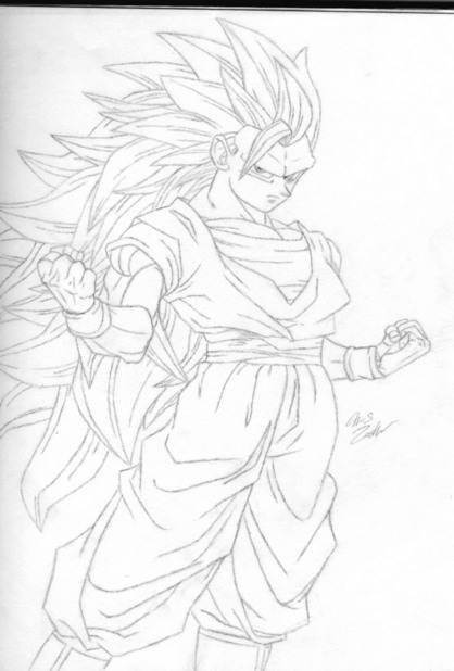 SSJ3 Goku by SSJ_Vegeta