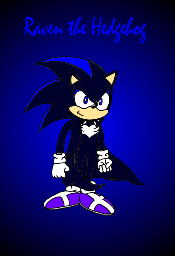 Raven the Hedgehog (Request from Raven02) by SSonicSShadow