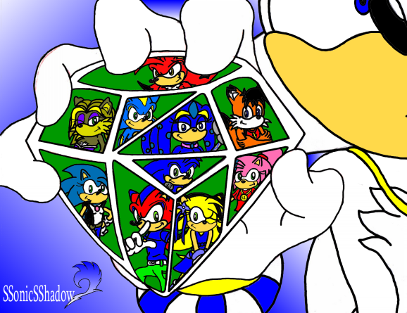 Friends in the Chaos Emerald by SSonicSShadow