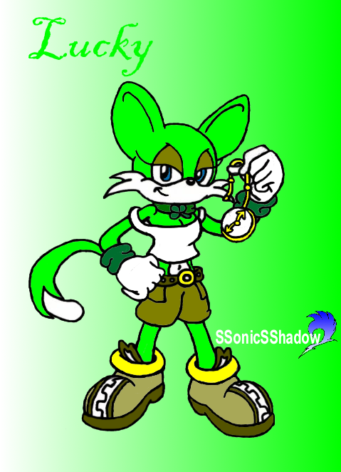 Lucky the Cat( Request from Toey) by SSonicSShadow