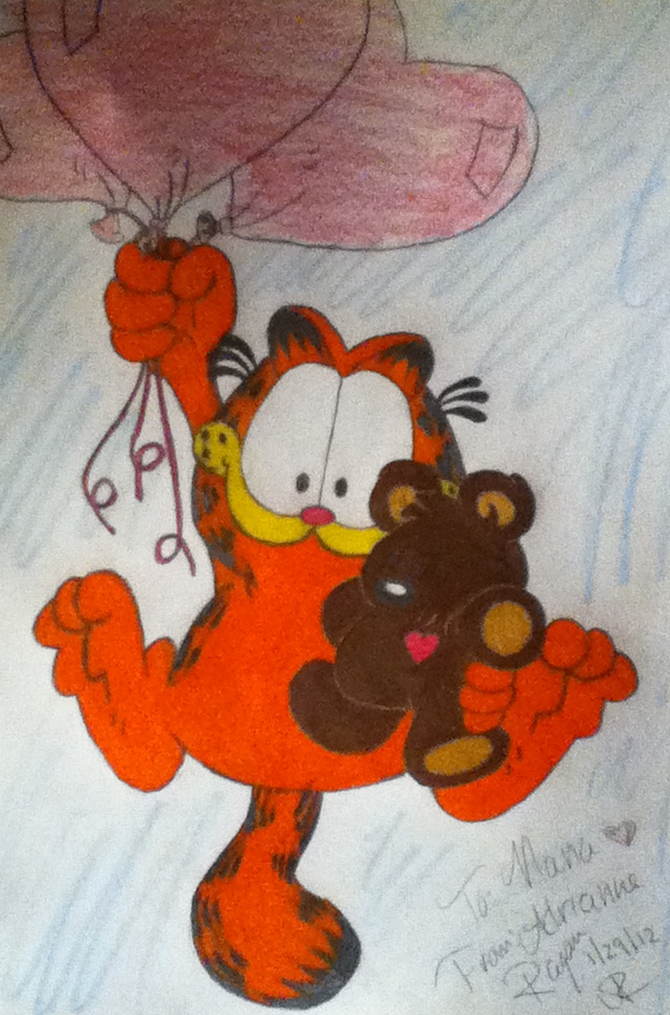 Happy Valentines Garfield! by SacredWolf
