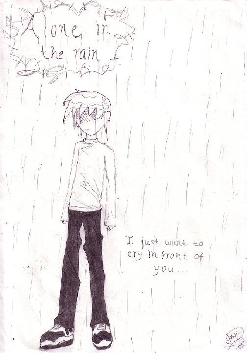 Alone in the Rain by Sae_Kaiba