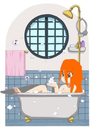 Bathtime Ookami by SageCardcaptor