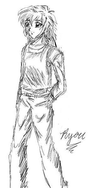 Ryou (done w/ art tablet) by SaiTeyaa