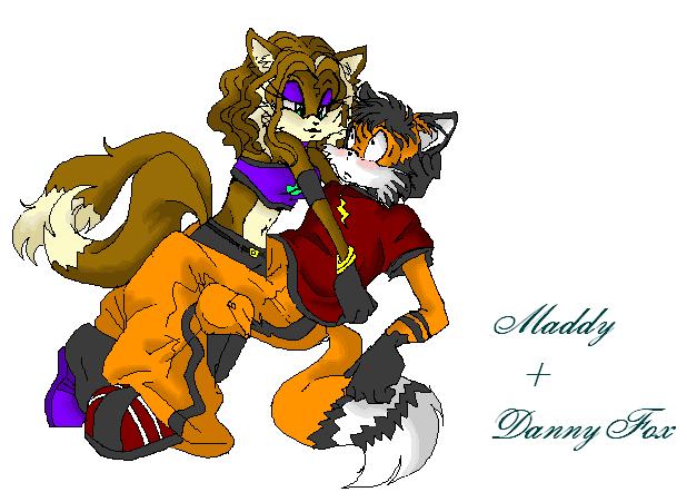 Maddy and DannyFox (for Mad_person200) by SaiTeyaa
