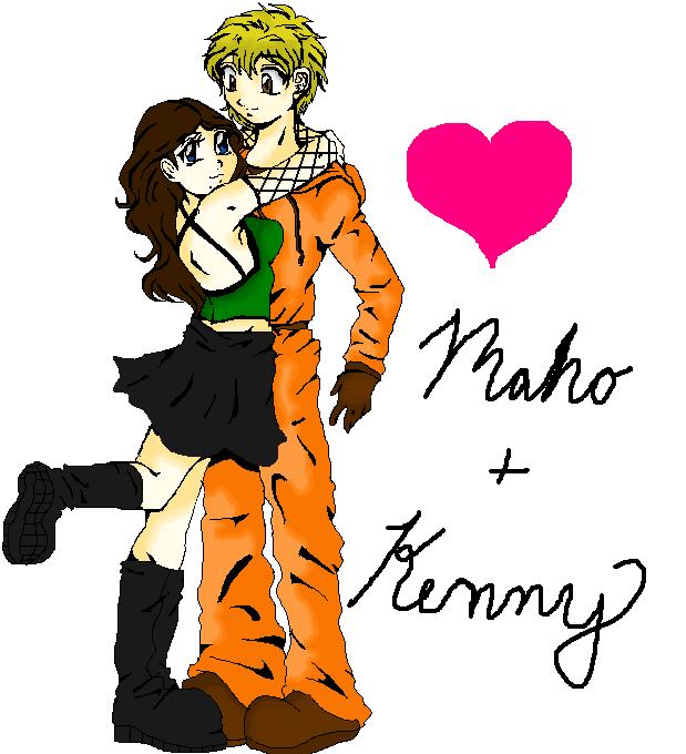 Maho-Tsukai and Kenny (anime style) by SaiTeyaa