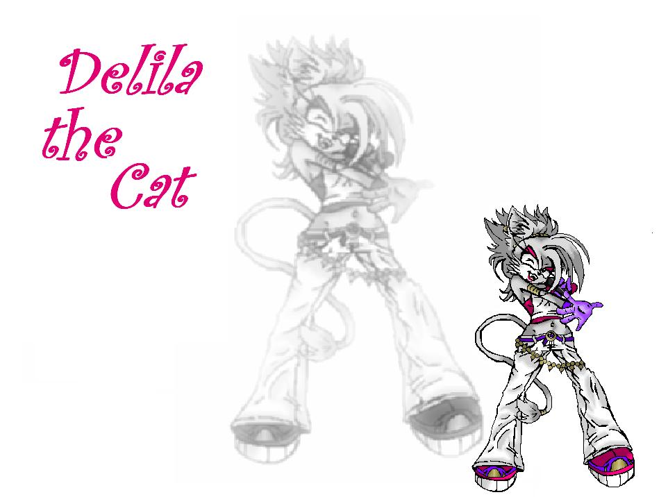 Delila the Cat-- Gettin' Her Groove On by SaiTeyaa