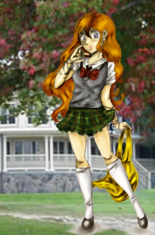 Redheaded School Girl by SaiTeyaa