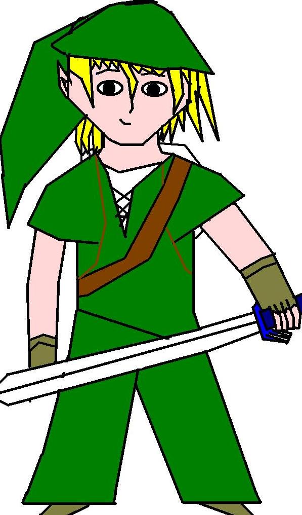 Link (MS paint) by SailorMars