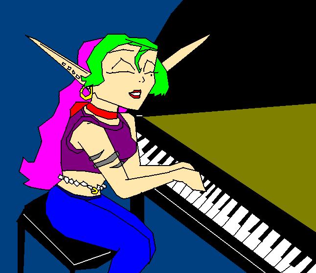 Jak 2 - Berylla on Piano by SailorMik