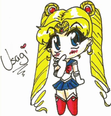 A chibi Sailor moon(Usagi) by SailorMoon1