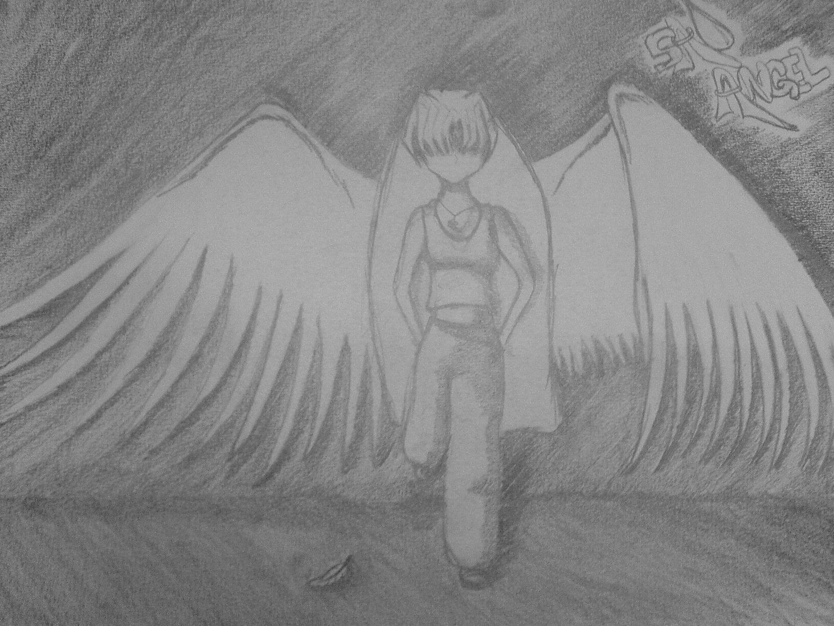 Sad Angel by SailorMoonfan01