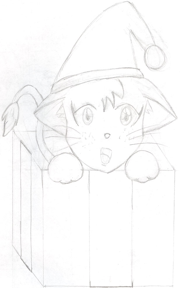 Chibi Kitty X-Mas by SailorSassyStar