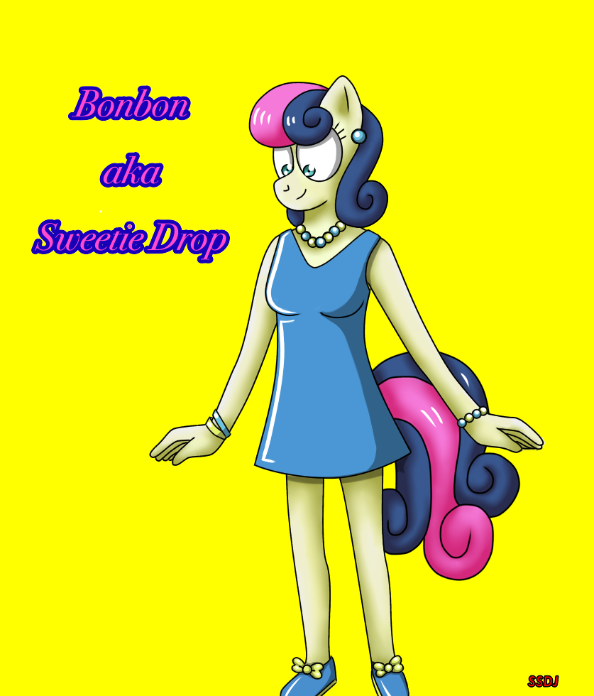 Anthro Bonbon fanart by SailorSeiyaDigiJem