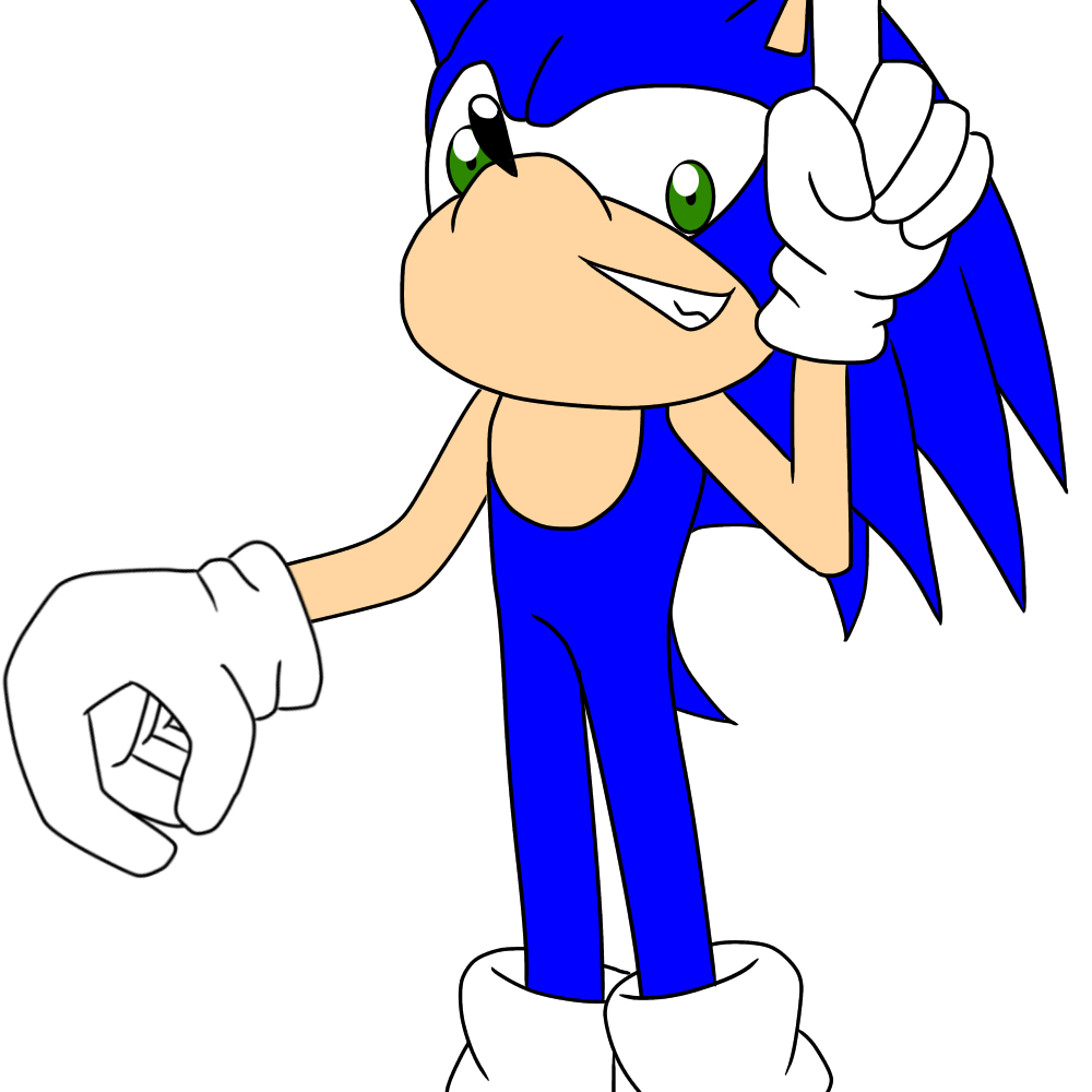 Sonic the Hedgehog by SailorSeiyaDigiJem