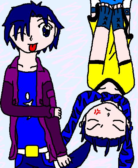 Hikari to Yami (brotherly luv!) by Sailor_InuyashaMon