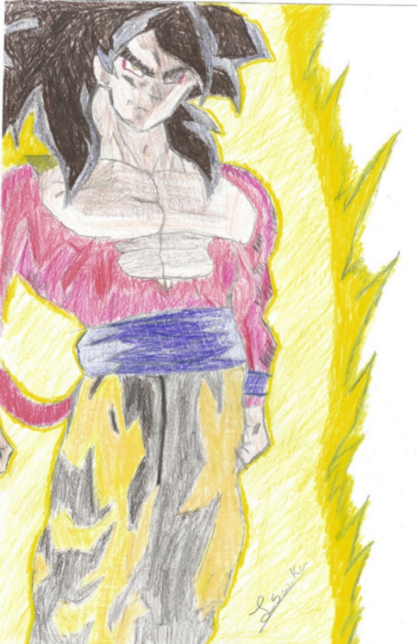 Super Saiyan 4 Goku by Saiyan_of_the_Underworld