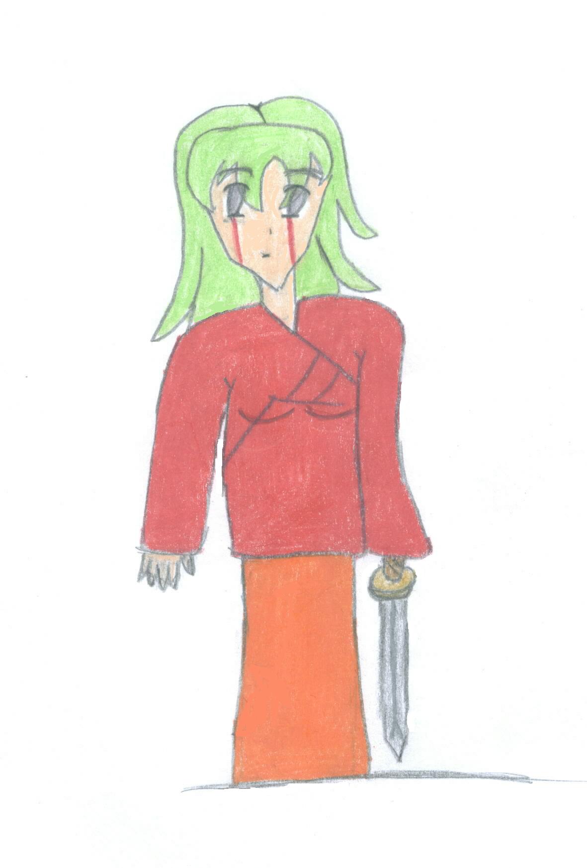 Female Warrior also known as Jade by Sakina30012