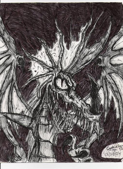 Evil Dragon by Sakunia