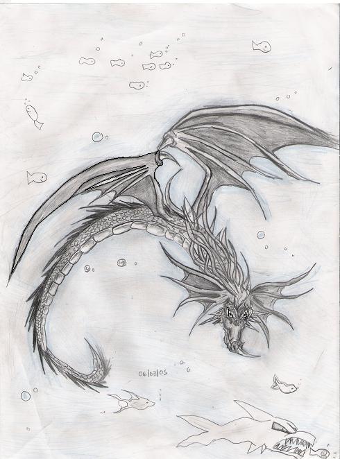 Some dragon by Sakunia