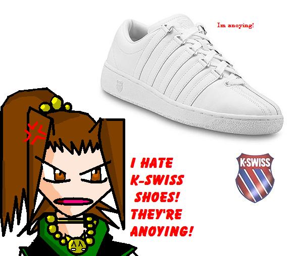 I hate K-SWISS shoes! by Sakunia