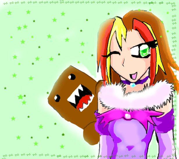 britty and domo-kun *request* by Sakunia