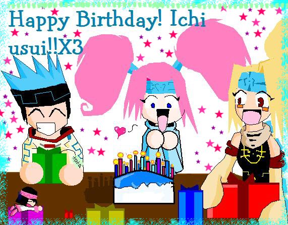 Celebrating Ichi's Birthday!!! by Sakunia