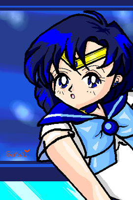 Sailor Mercury edited by SakuraSaffron