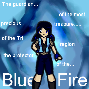The Guardian of the Blue Fire by SakuraSaffron