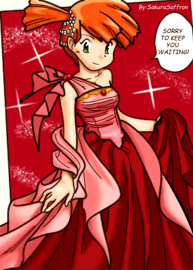 !!Misty in a Red Dress...!! by SakuraSaffron