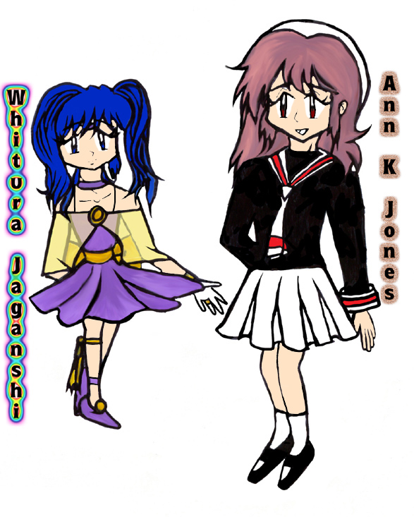 Whitura and Ann by SakuraSaffron