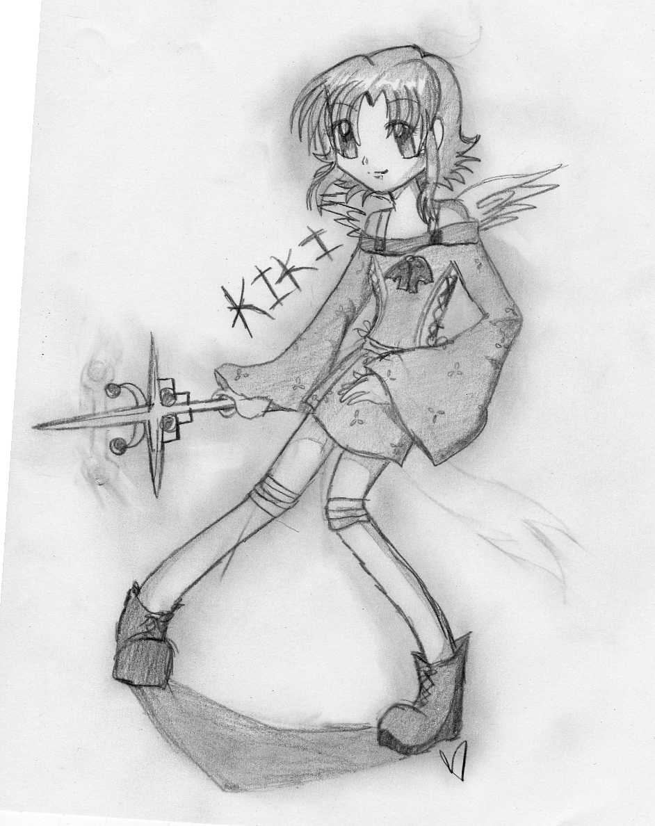 Pic for Contest-my OC with weapon by SakuraTheCardcaptor