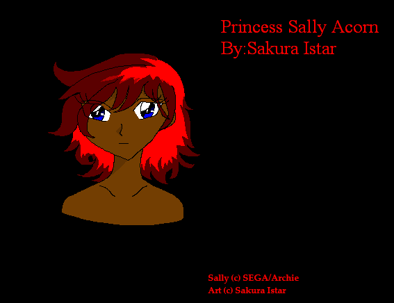Princess Sally as a human by Sakura_Istar