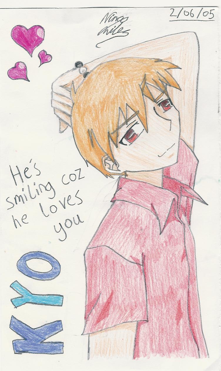 Kyo's Smiling, For Kyo's_Girlfriend by Sakura_of_Spring