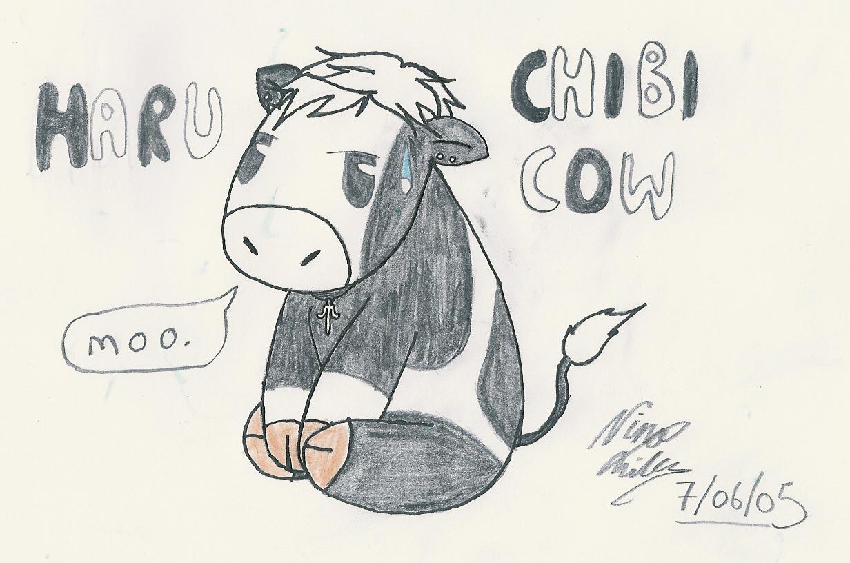 Chibi Cow, For Myra_Marikura by Sakura_of_Spring