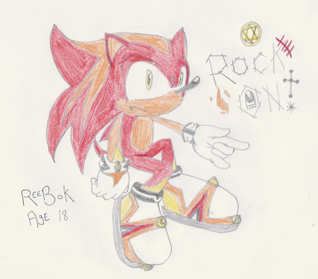 Reebok the Hedgehog - Doodle by Sakura_of_Spring