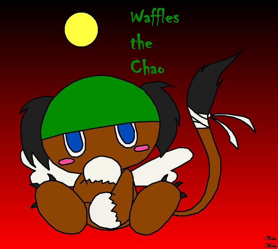Waffles the Chao by Sakura_the_Wolf