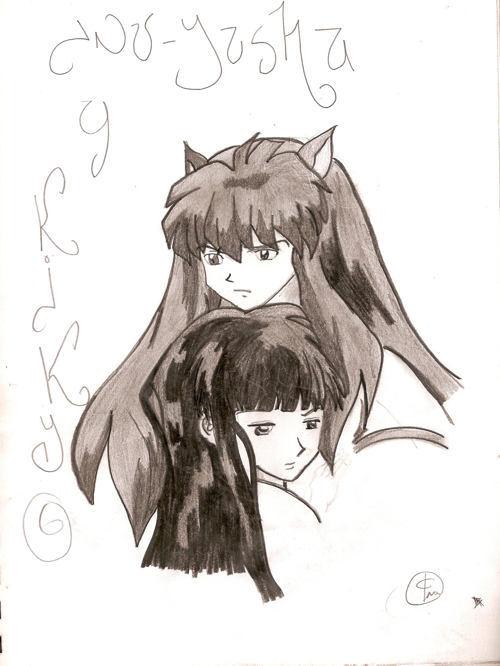 Inuyasha y Kikyo by SallyCharlotte