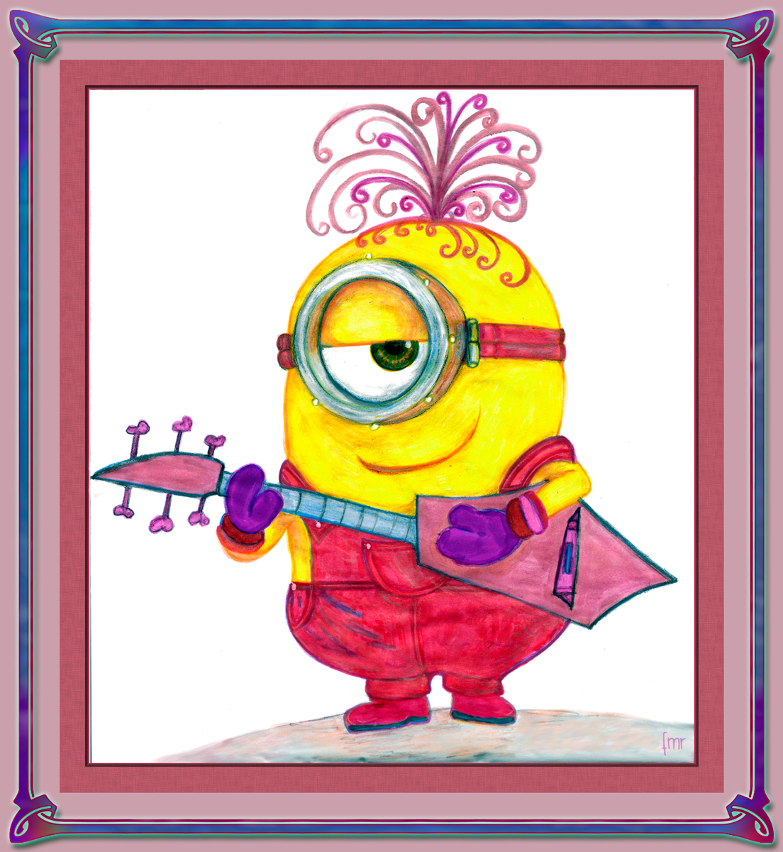 Minion Musician by Saltwater