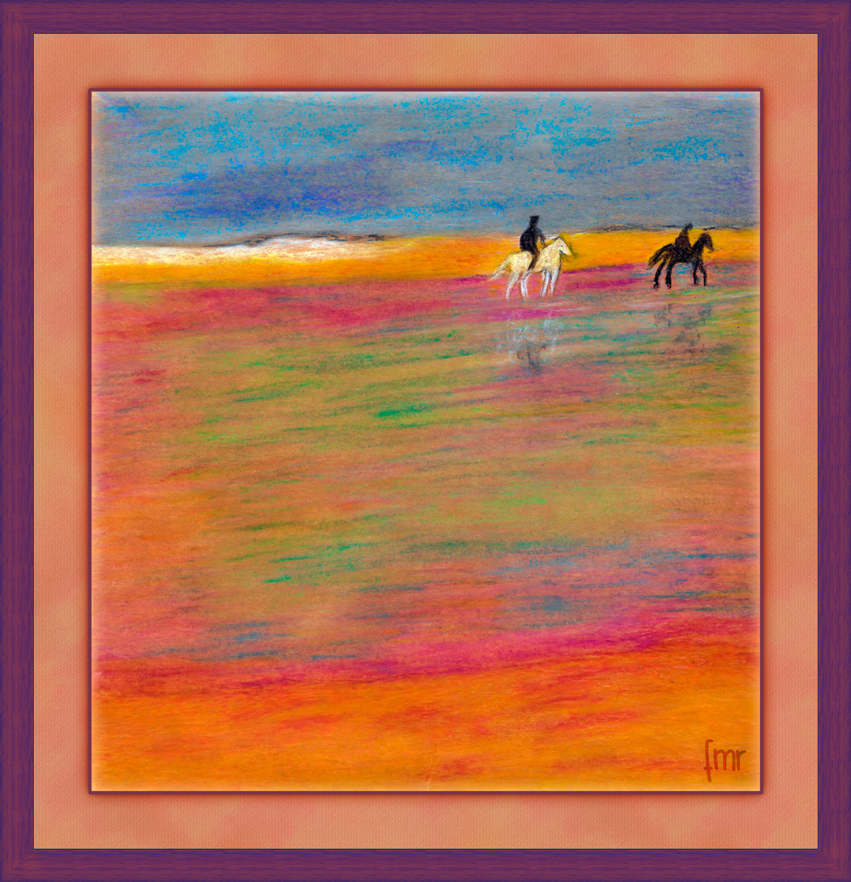 Horse Riding on the Beach by Saltwater