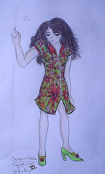 tropical dress!!! by SamElmis91