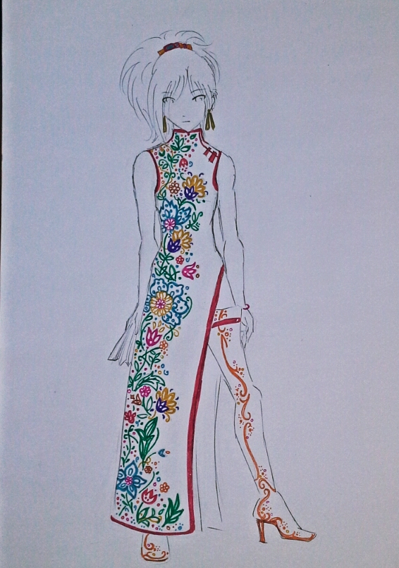 dress (unfinished) by SamElmis91