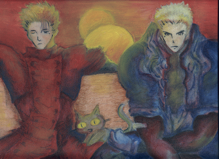 Vash and Nives by Sam_Sam