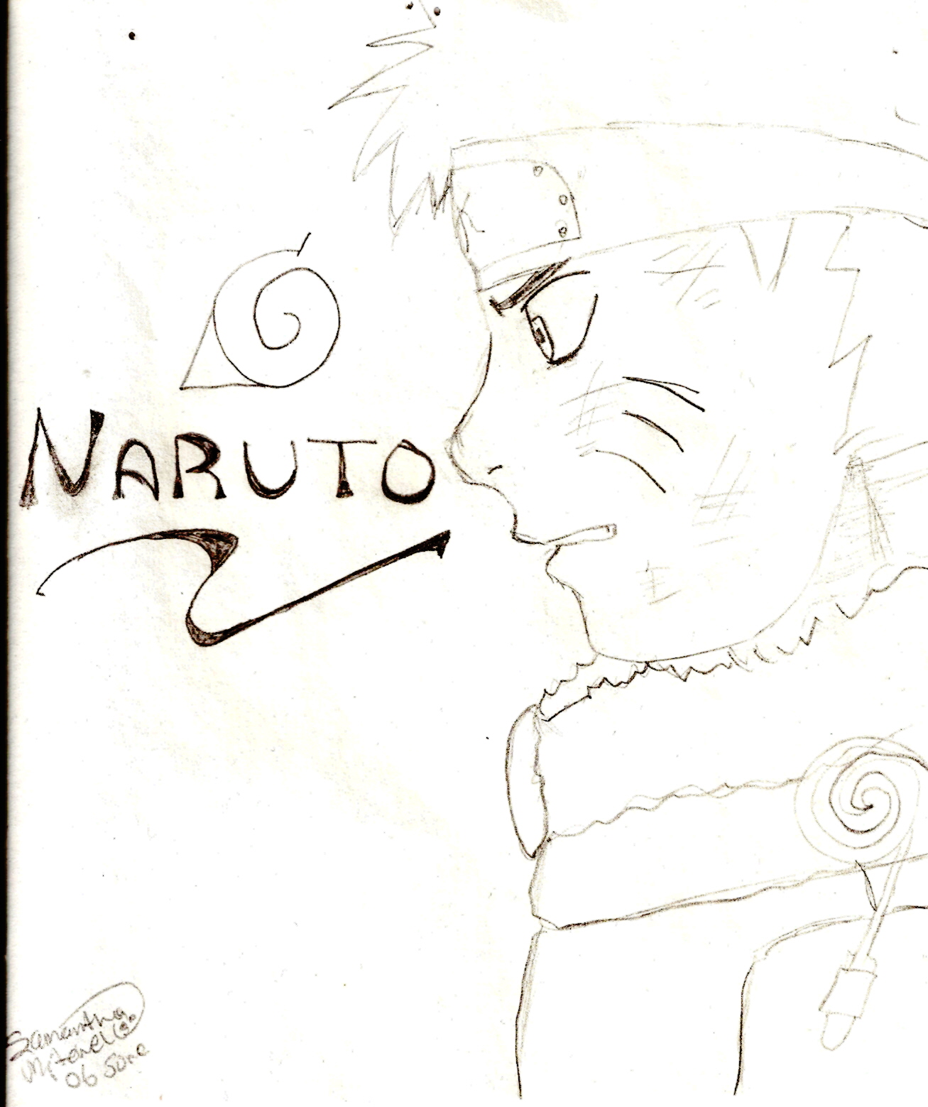 Naruto in battle by Sammiy303