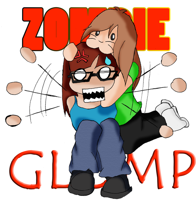 Request: Zombie GLOMP by SandyDeath